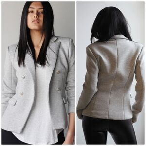 Emmydeveaux The London Light Grey Jacket size XS